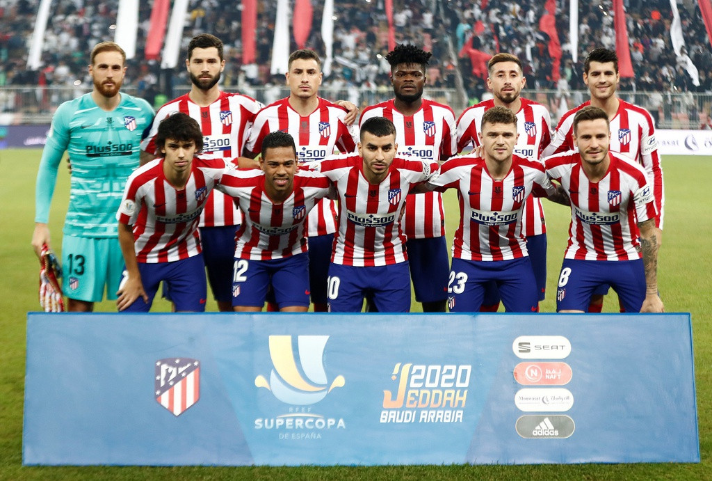 Hình ảnh đội hình cầu thủ Atlético Madrid